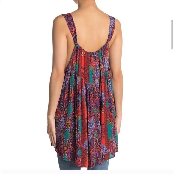 FREE PEOPLE Count me in Trapeze Boho Dress Tunic.Size XS - Picture 2 of 10